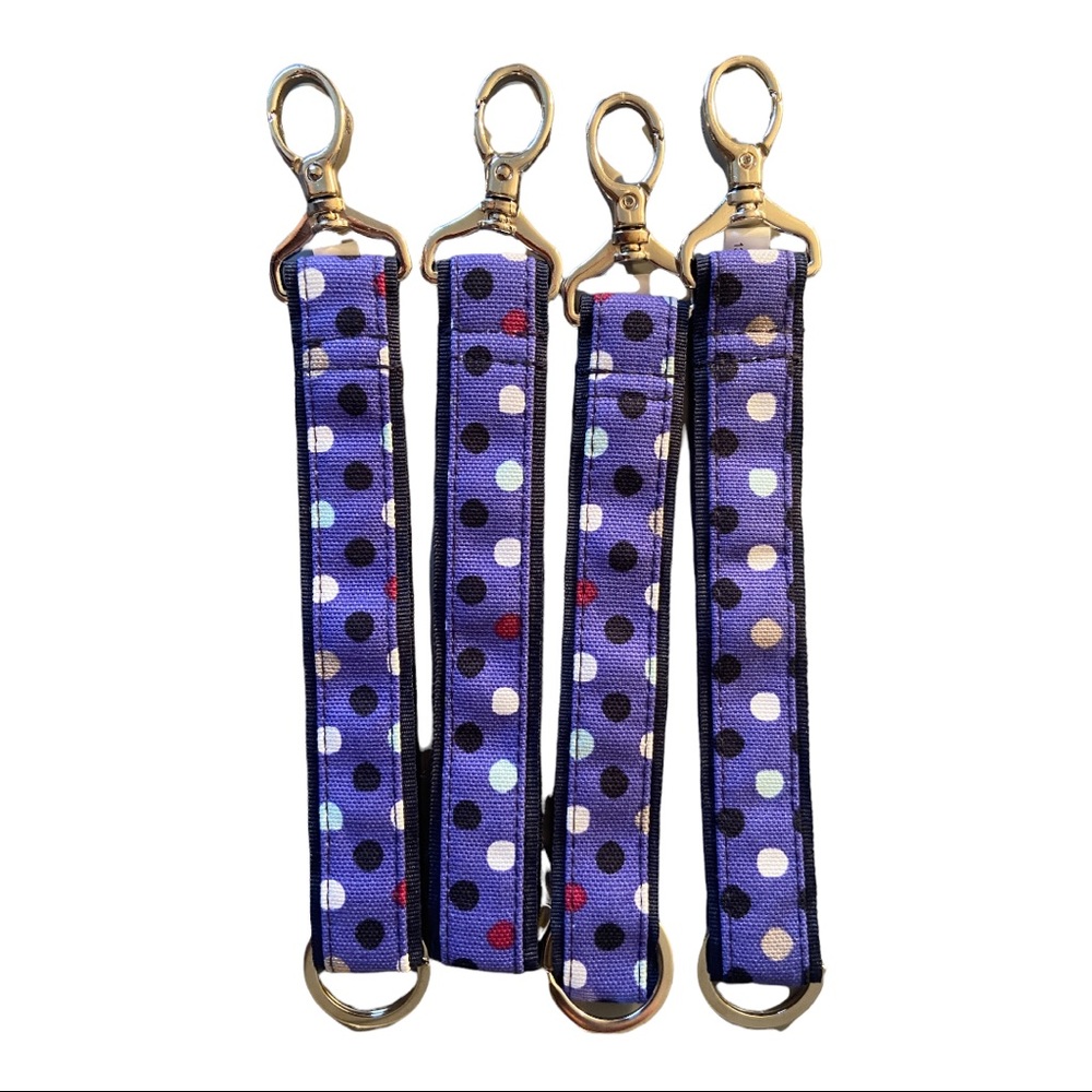 NWT (bulk tag) Thirty-One Hang-It-Up Key Fob (Playful Pop Pattern)